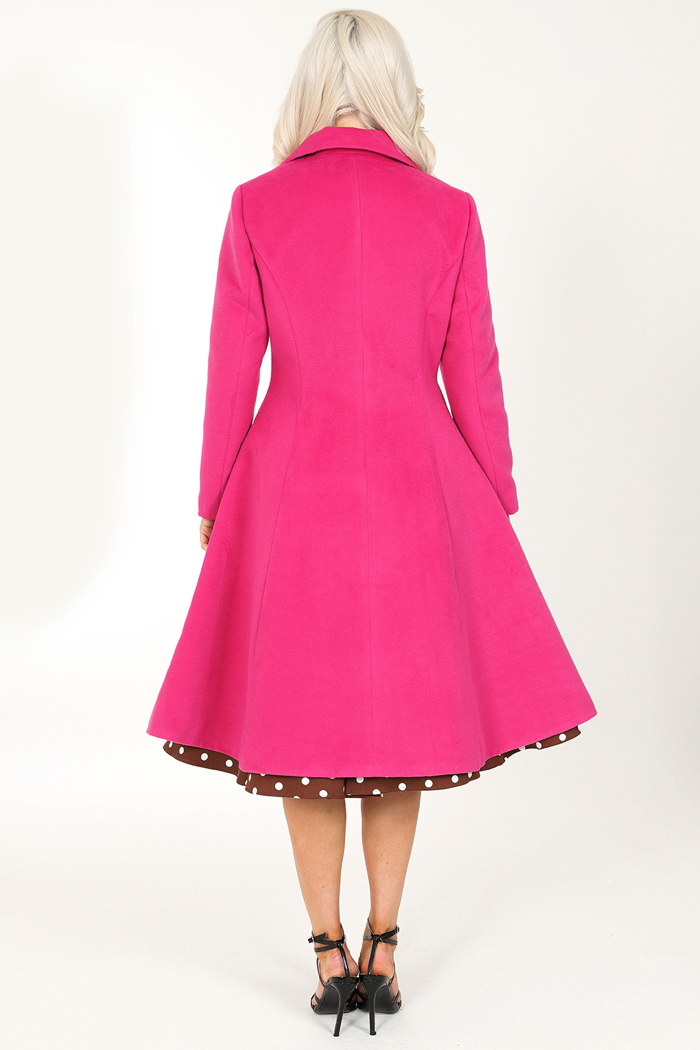 Laura Swing Coat in Pink